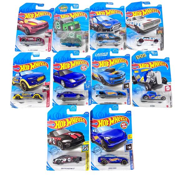 Hot Wheels Carded Lot Of 10 Various Years No Duplicates Toy Cars New (O) - Picture 1 of 6